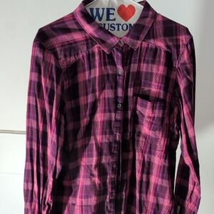 Columbia Women's Vibrant Plaid Button Down Shirt